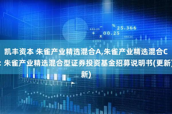 凯丰资本 朱雀产业精选混合A,朱雀产业精选混合C: 朱雀产业精选混合型证券投资基金招募说明书(更新)