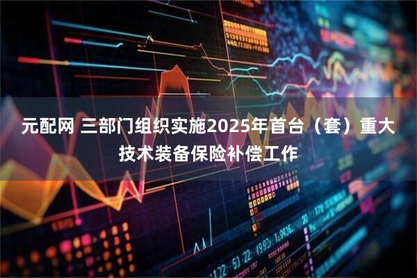 元配网 三部门组织实施2025年首台（套）重大技术装备保险补偿工作