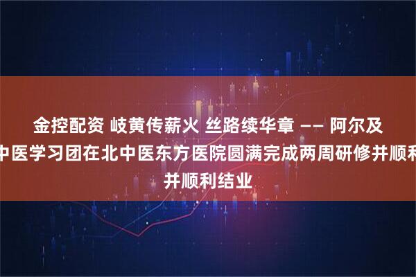 金控配资 岐黄传薪火 丝路续华章 —— 阿尔及利亚中医学习团在北中医东方医院圆满完成两周研修并顺利结业